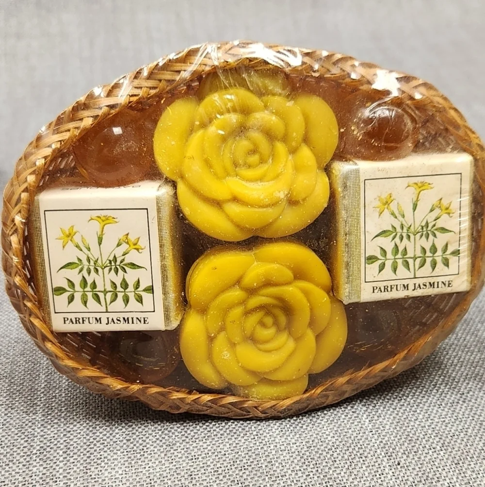 Vintage Ben Rickert Hand Soaps Floral & Sculpted. Lot of 3.